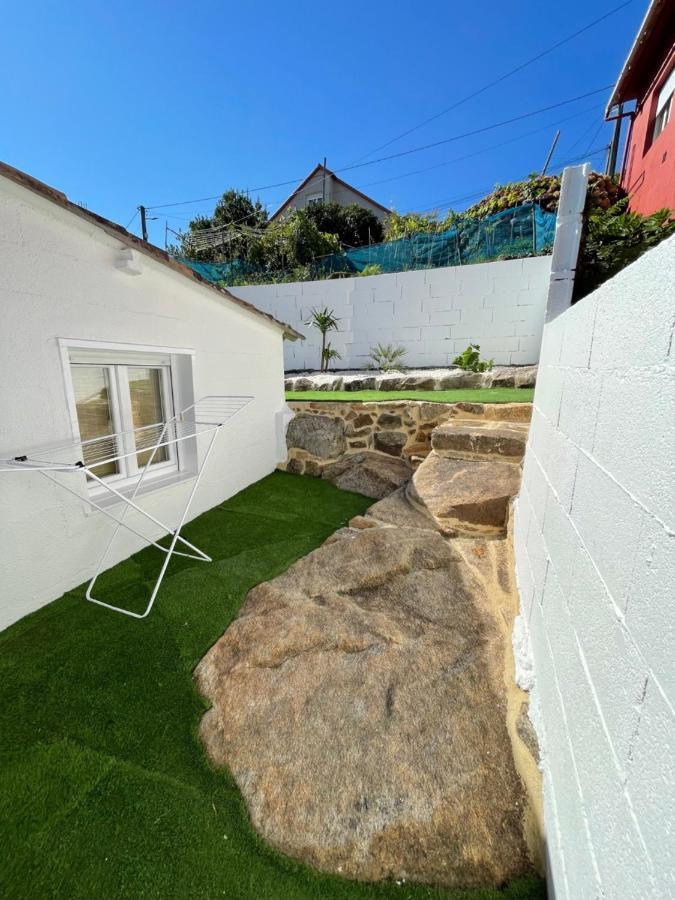 Casita Independiente Y Tres Apartamentos Con Piscina Ladeira Playa Baiona Exteriör bild