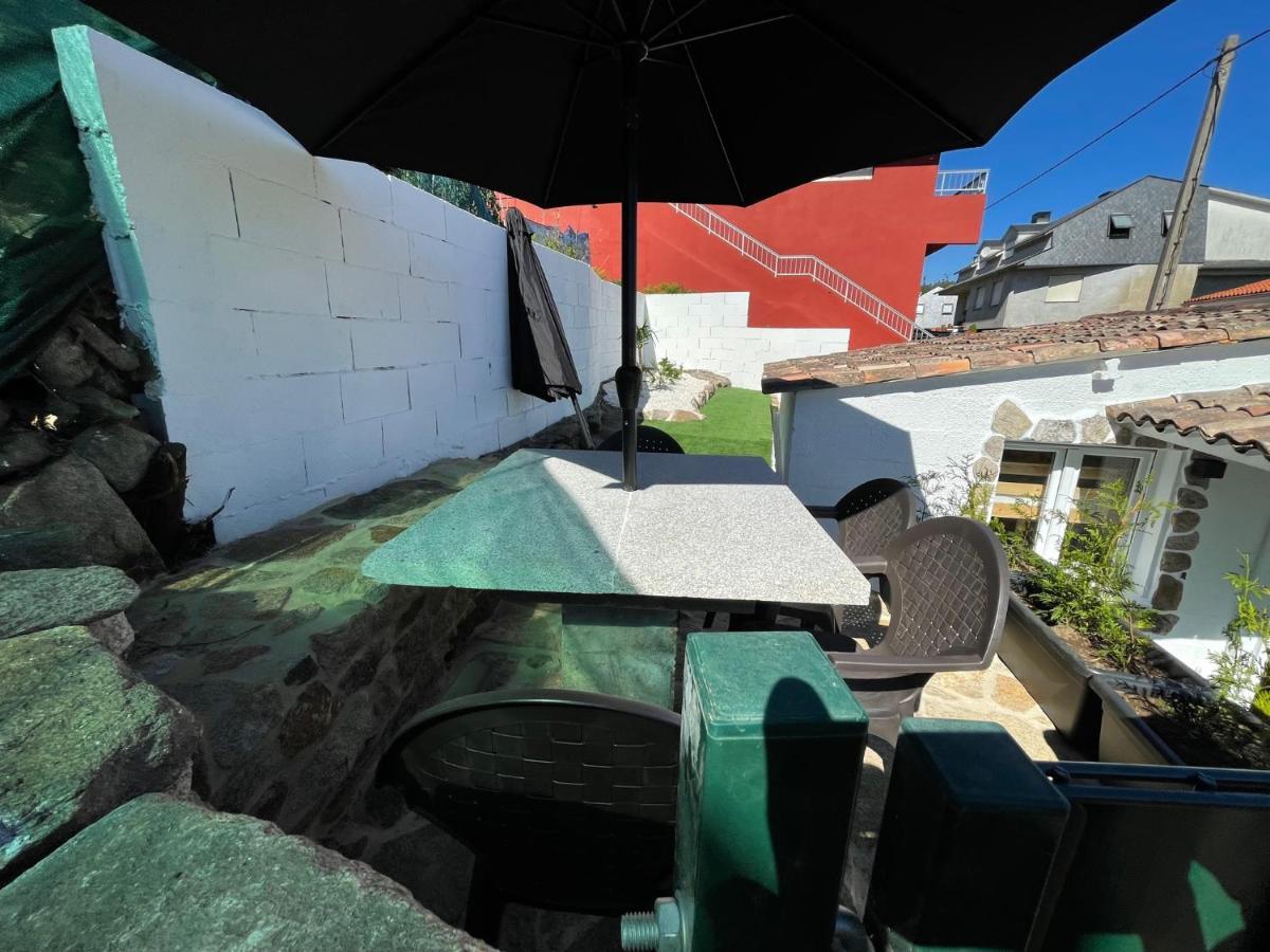 Casita Independiente Y Tres Apartamentos Con Piscina Ladeira Playa Baiona Exteriör bild