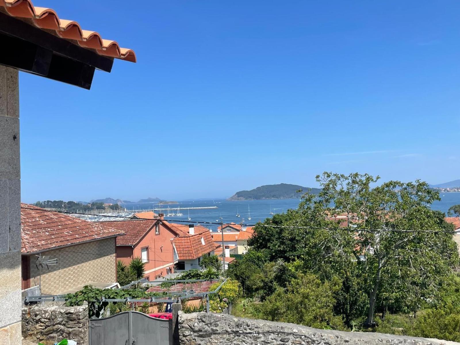Casita Independiente Y Tres Apartamentos Con Piscina Ladeira Playa Baiona Exteriör bild