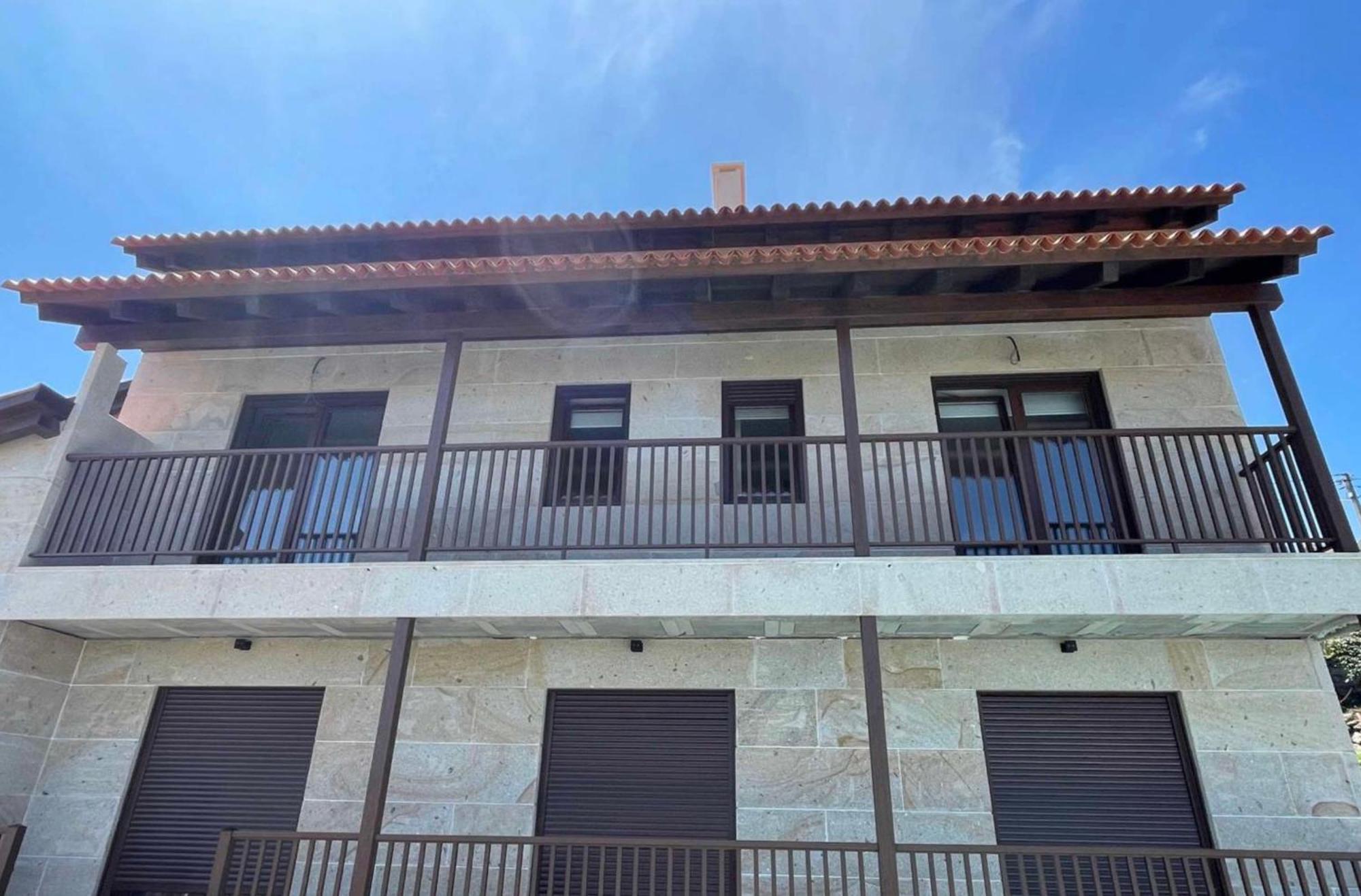 Casita Independiente Y Tres Apartamentos Con Piscina Ladeira Playa Baiona Exteriör bild