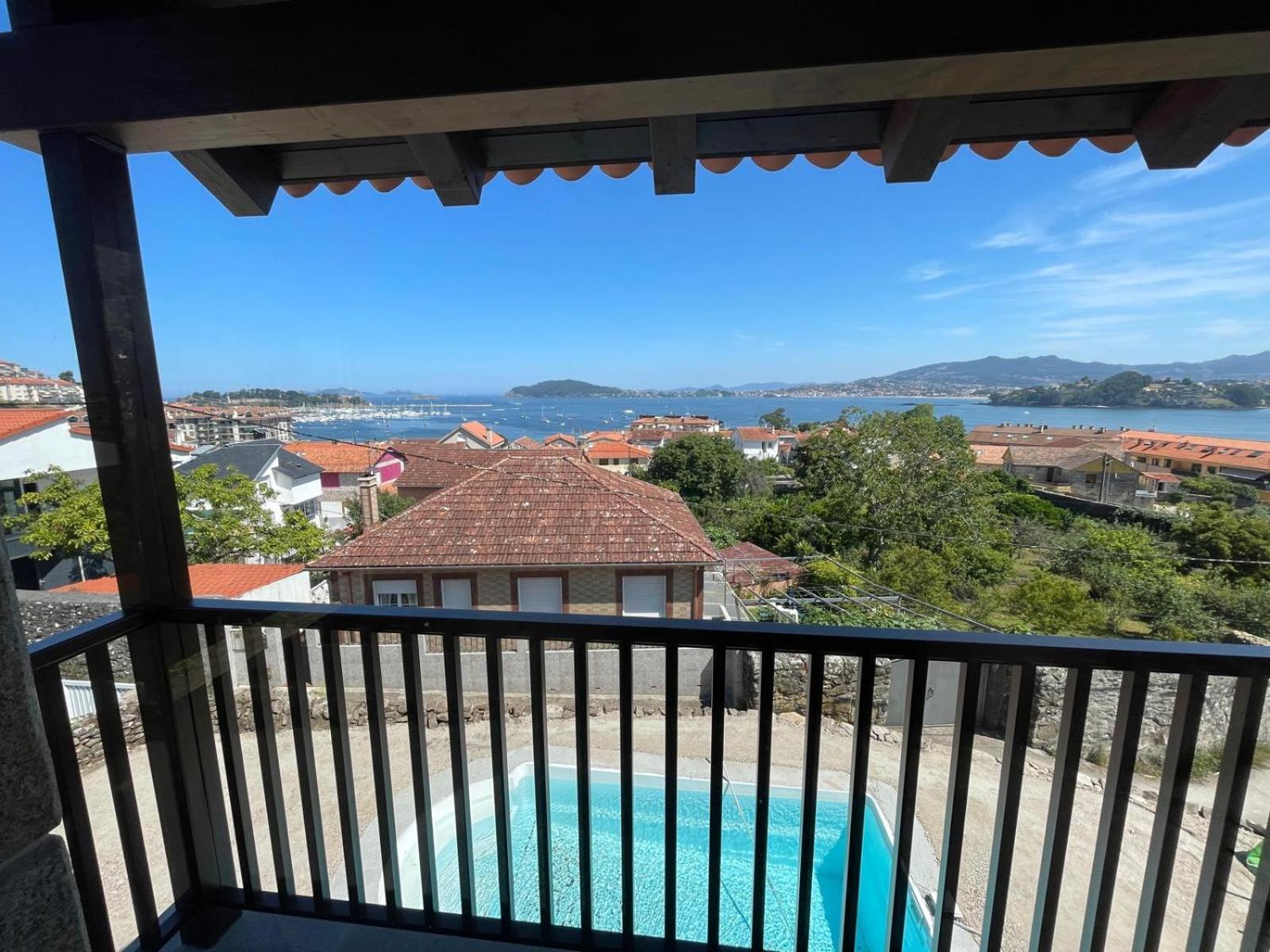 Casita Independiente Y Tres Apartamentos Con Piscina Ladeira Playa Baiona Exteriör bild