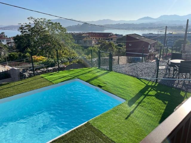 Casita Independiente Y Tres Apartamentos Con Piscina Ladeira Playa Baiona Exteriör bild