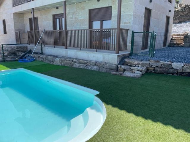 Casita Independiente Y Tres Apartamentos Con Piscina Ladeira Playa Baiona Exteriör bild
