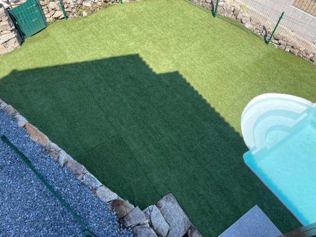 Casita Independiente Y Tres Apartamentos Con Piscina Ladeira Playa Baiona Exteriör bild